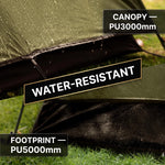 2-4 PERSON LIGHTWEIGHT BACKPACKING DOME CAMPING TENTS - 7