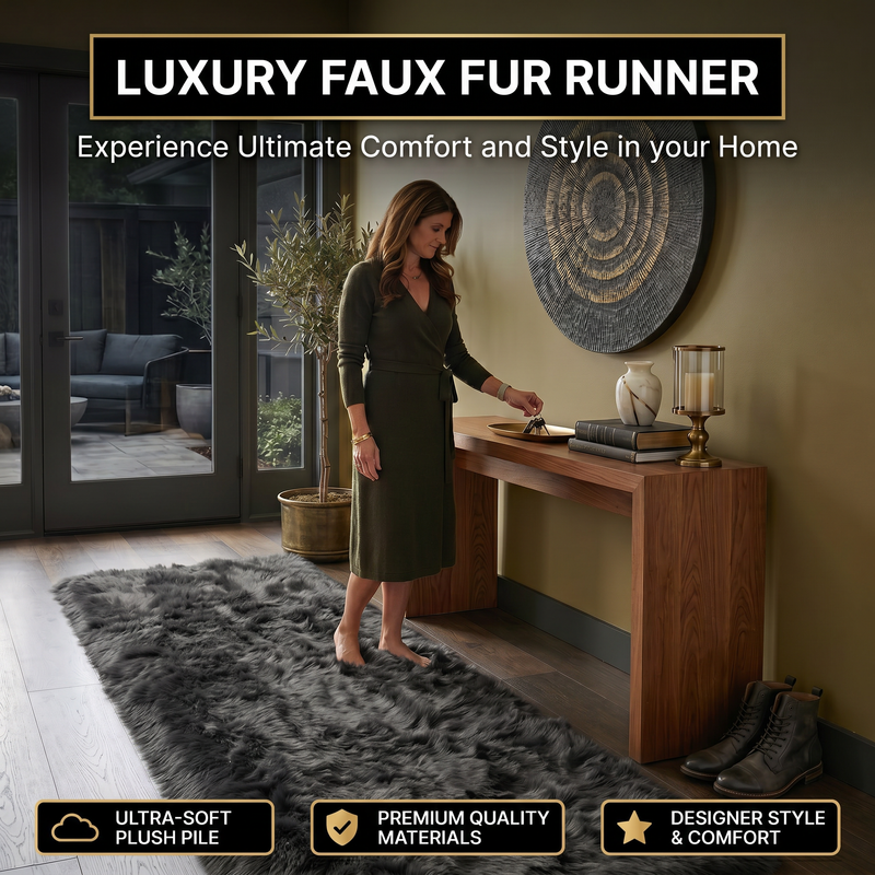 Faux Sheepskin Rug – Ultra Soft Fluffy Area Rug | Trufairs - 7 (Add)