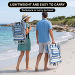 17" Big & Tall Oversized Beach Chairs 2-Pack – Heavy Duty Folding Outdoor Seating - 7