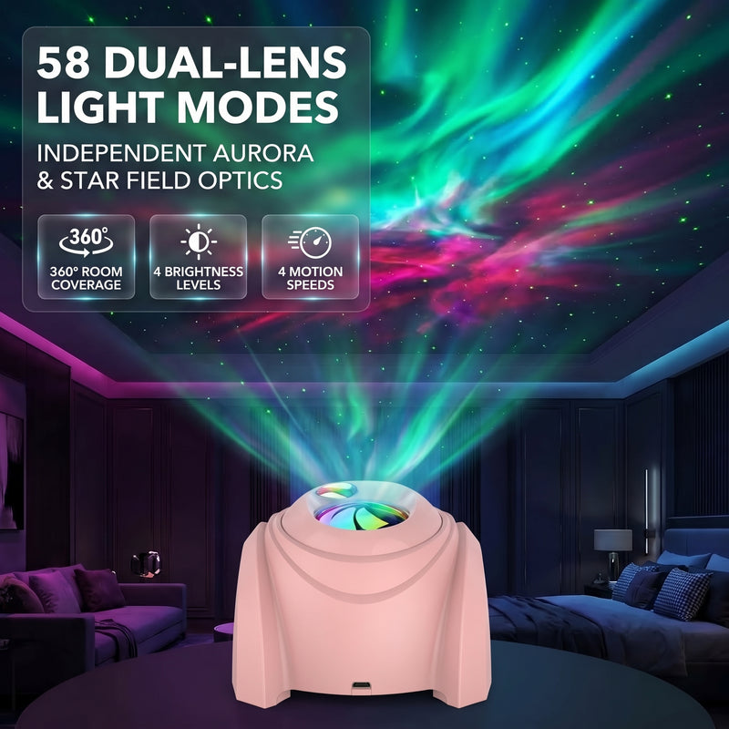 GALAXY PROJECTOR – WHITE NOISE, BLUETOOTH SPEAKER & REMOTE - 7