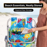 Backpack Beach Chair 2 Pack – Reclining Aluminum, 300 - 500 lbs - 7