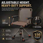 Portable Adjustable Hunting Chair with Swivel & Heated - 7