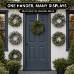 Fall Wreath for Front Door – Artificial Autumn Wreath with Pumpkins, Sunflowers & Peonies, 22 Inch, Farmhouse Harvest Décor for Porch, Wall & Thanksgiving - 7