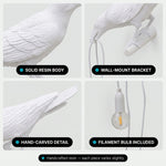 Gothic Raven Lamp – Dark Academia Table Light - 7 (add)