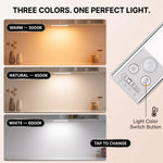 Rechargeable Under Cabinet Lights with Motion Sensor, 2-Pack - 7