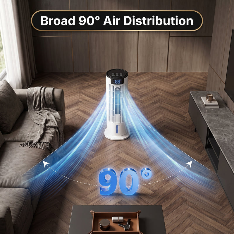 3-in-1 Evaporative Air Cooler Tower Fan with Remote Control - 7
