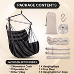Premium Cotton Hanging Hammock Chair for Indoor & Outdoor Relaxation - 7