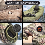 Rechargeable Hand Warmer Pouch – Electric Heated Hand Muff for Hunting, Golf & Outdoors - 7