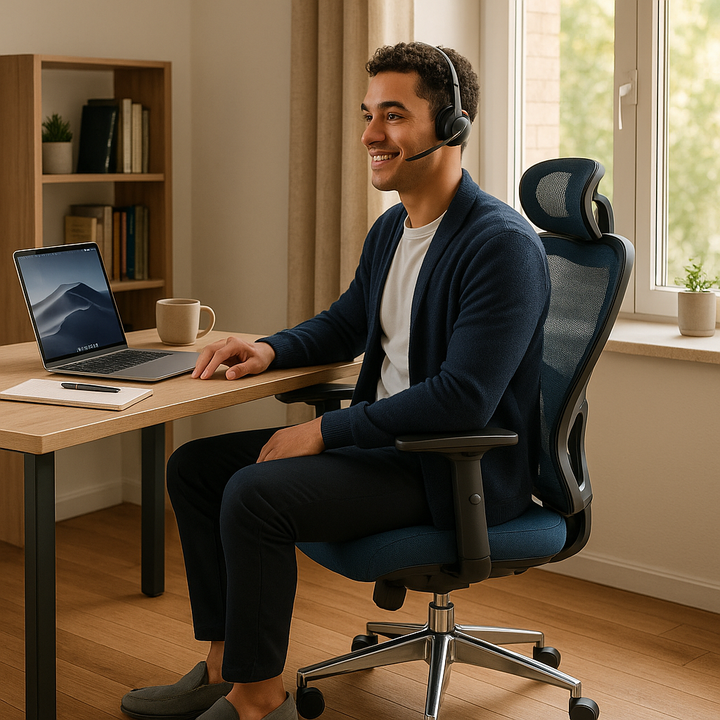 VortexPro Black Ergonomic Gaming Chair