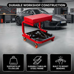 Rolling Mechanic Stool with Tool Tray - Creeper Seat with Wheels for Garage & Shop, Rolling Work Stool with Wheels for Mechanics, Auto Repair Workshop - 7