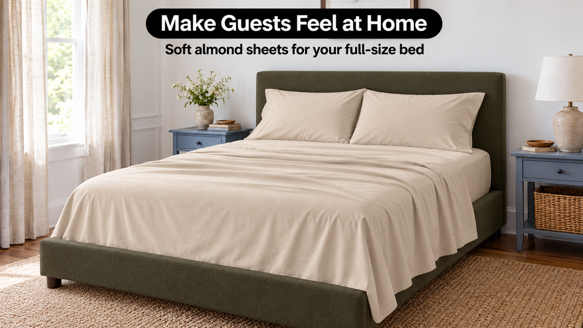 100% Viscose from Bamboo Sheet Set – 300 TC Sateen, Deep Pocket - fit and scale image 7