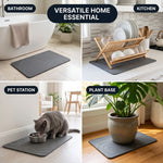 STONE BATH MAT – QUICK-DRY DIATOMACEOUS EARTH SHOWER MAT - 7