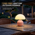 MUSHROOM LAMP – CORDLESS, RECHARGEABLE & TOUCH-DIMMABLE - 7
