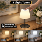 CORDLESS TABLE LAMP – RECHARGEABLE & WATERPROOF FOR SHOWER, BATHROOM AND OUTDOOR USE - 7