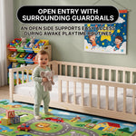 Montessori Floor Bed with Fence & Door, Wood & MDF, Safe color & stain for kids - 7