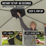Vevor 12x12 Pop-Up Screen Tent Gazebo – 6-Sided Mesh Shelter with Carry Bag (8–10 People) - 7