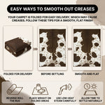 Faux Cowhide Rug – Animal Print Area Rug for Living Room, Bedroom & Office - 7