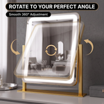LED Vanity Mirror with Touch Dimming & Magnification - 7