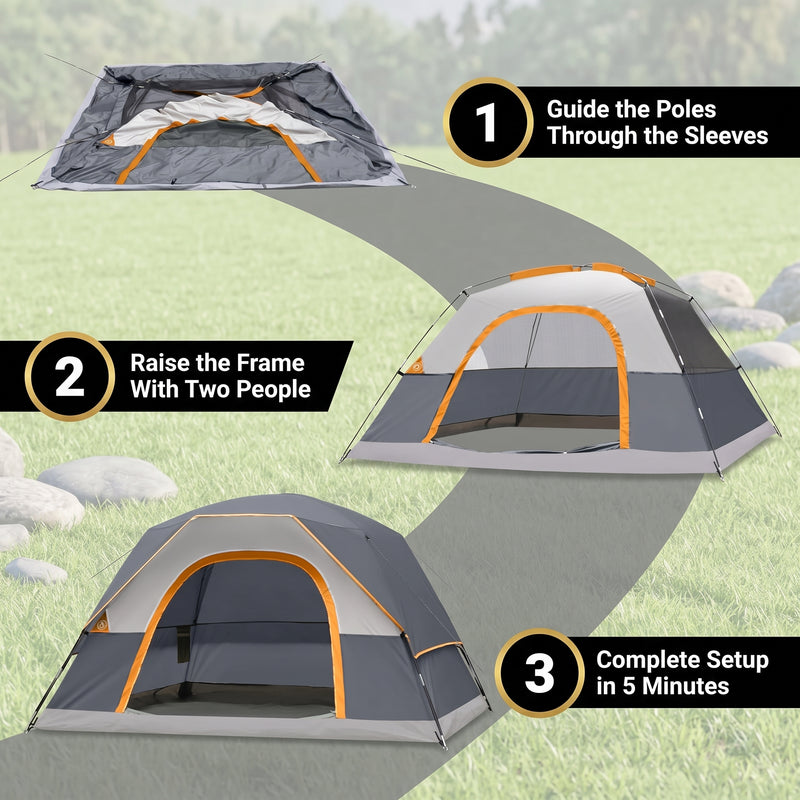 2-4 Person Dome And Cabin Camping Tents - 7