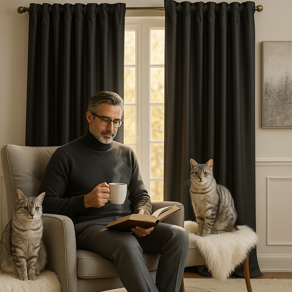 Twist Tab Lined Window Curtain Panel(Only 1 Pc Panel)