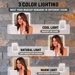 Portable LED Makeup Mirror – Rechargeable, Adjustable Brightness, Compact & Travel-Friendly - 7