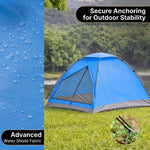 2-4 PERSON LIGHTWEIGHT BACKPACKING DOME CAMPING TENTS - 7