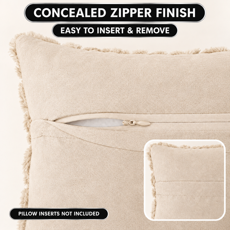 DECORATIVE PILLOW COVERS – 3D PUMPKIN SET OF 2 - 7