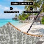 2-Person Outdoor & Indoor Hammock with Adjustable Height, Pillow & Stand – Portable, Sturdy, Colorful - 7