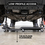 Low Profile Rolling Garage Creeper - Mechanic Creeper with Padded Headrest & Tool Trays, Under Car Roller for Automotive Repair, Rolling Car Creeper - 7