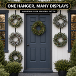 Fall Wreath for Front Door – Artificial Autumn Wreath with Pumpkins, Sunflowers & Peonies, 22 Inch, Farmhouse Harvest Décor for Porch, Wall & Thanksgiving - 7