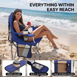 CAMPING CHAIRS – 2-PACK FOLDING CHAIRS WITH COOLER BAG - 7