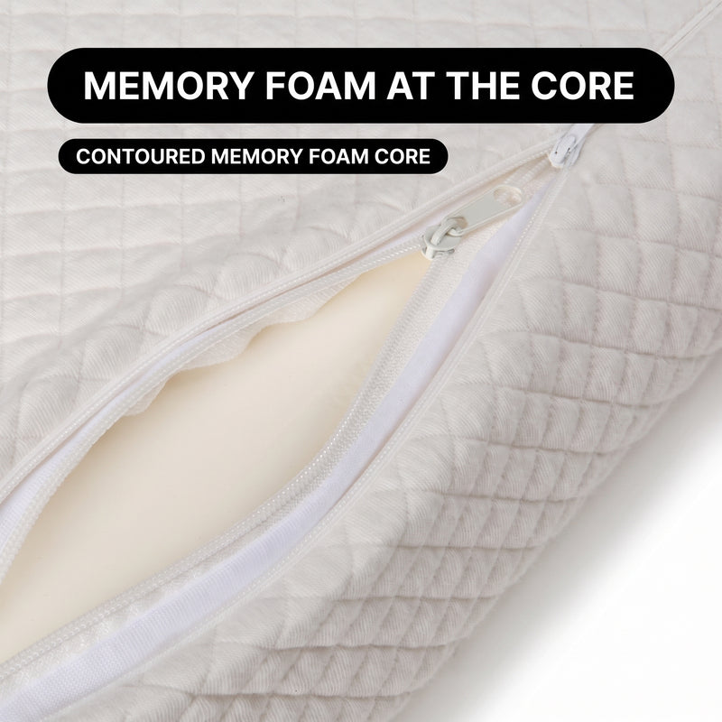 Contour Memory Foam Pillow – Butterfly, Wave & Classic Styles - 7