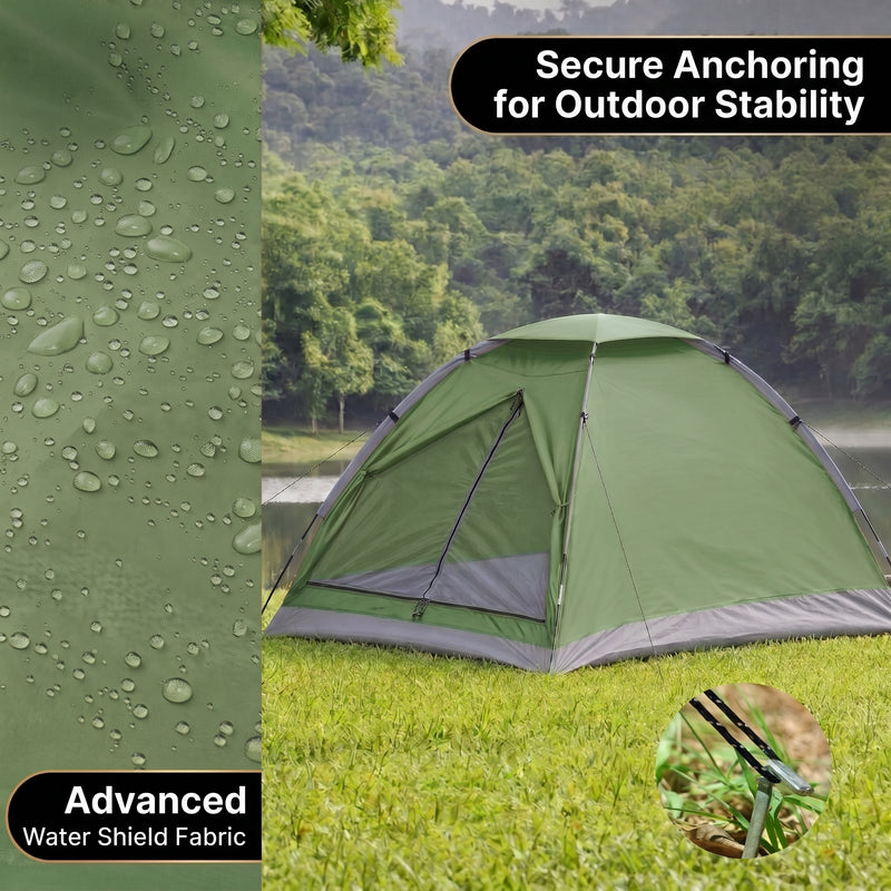 2-4 PERSON LIGHTWEIGHT BACKPACKING DOME CAMPING TENTS - 7