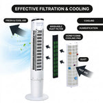 3-in-1 Evaporative Air Cooler Tower Fan with Remote Control - 7