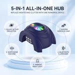 GALAXY PROJECTOR – WHITE NOISE, BLUETOOTH SPEAKER & REMOTE - 7