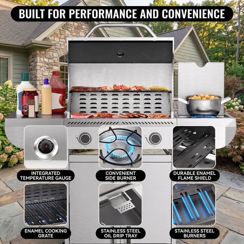 Grate for Outdoor Backyard BBQ Cooking - 7