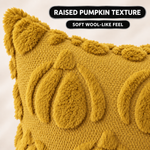 DECORATIVE PILLOW COVERS – 3D PUMPKIN SET OF 2 - 7
