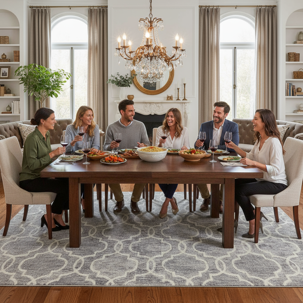 10' X 14' Ivory And Gray Wool Geometric Hand Tufted Area Rug