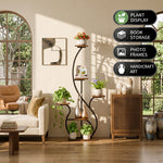 PLANT STAND WITH GROW LIGHTS – MULTI-TIER INDOOR SHELF - 7