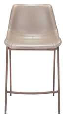 Magnus Counter Stool Brown & Walnut