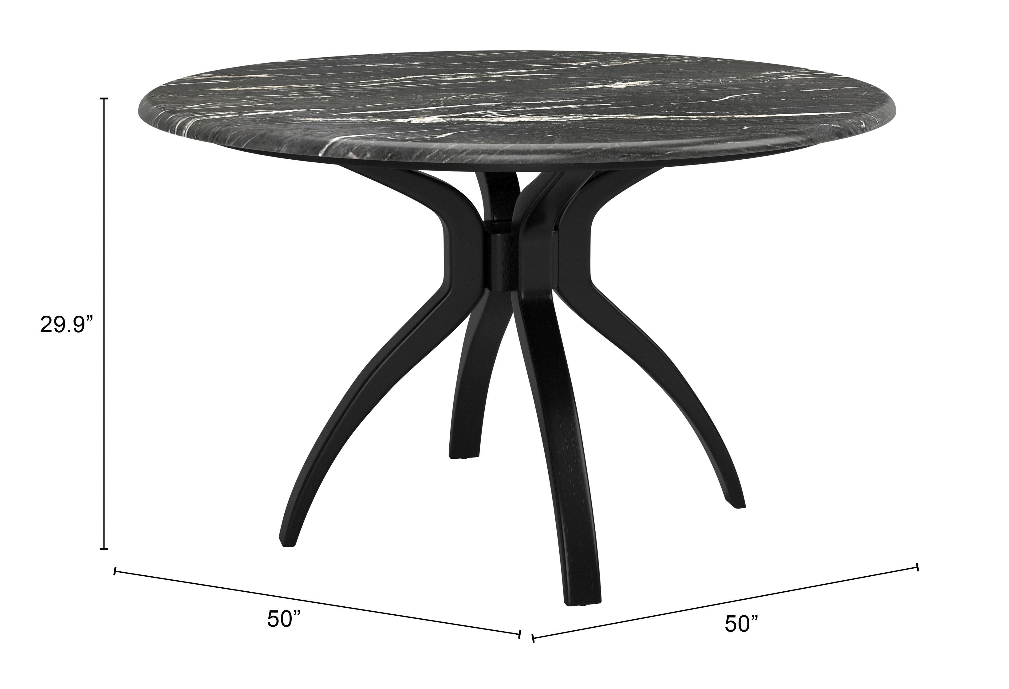 Sumay Dining Table Black