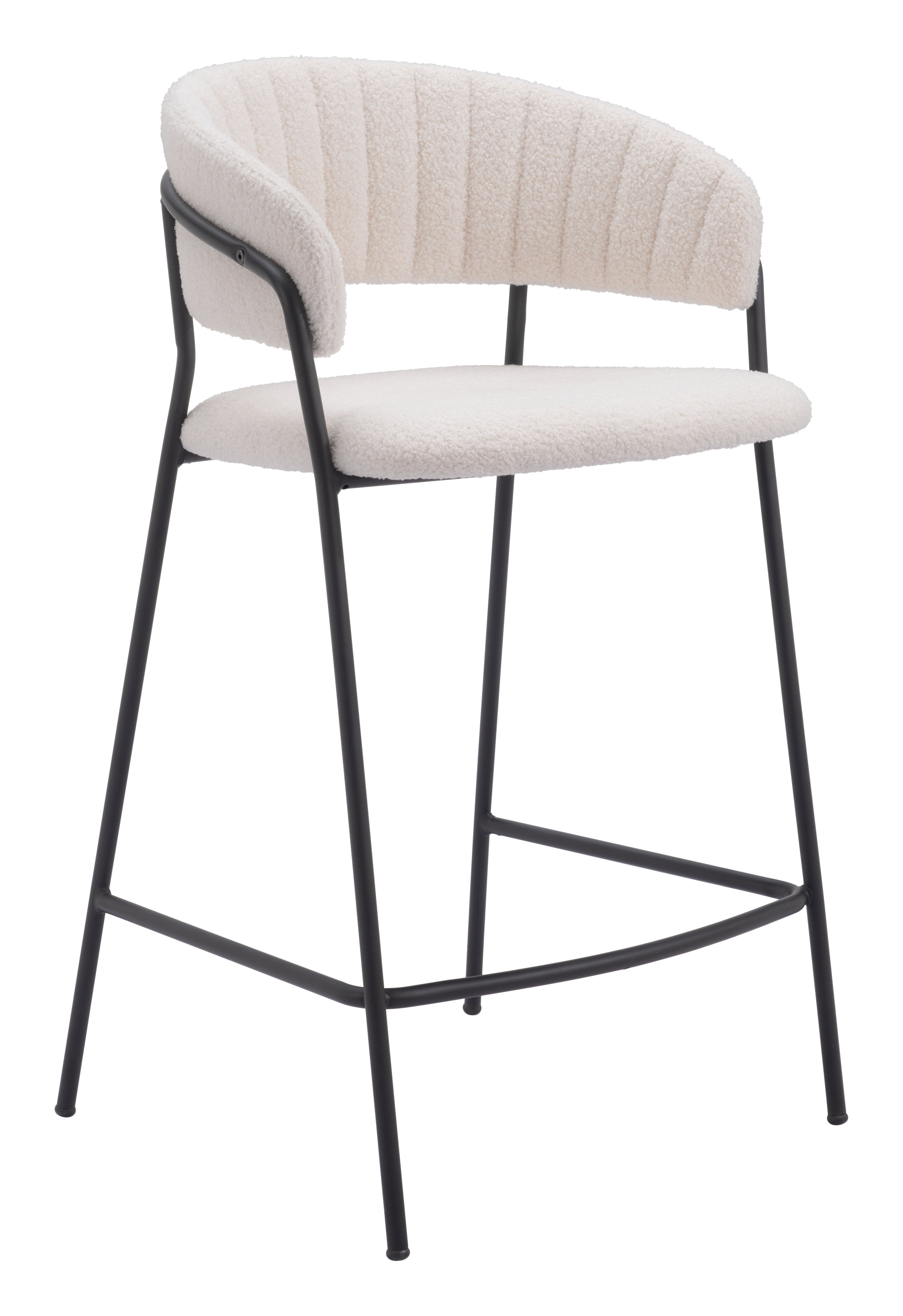 Josephine Counter Stool (Set of 2) Cream