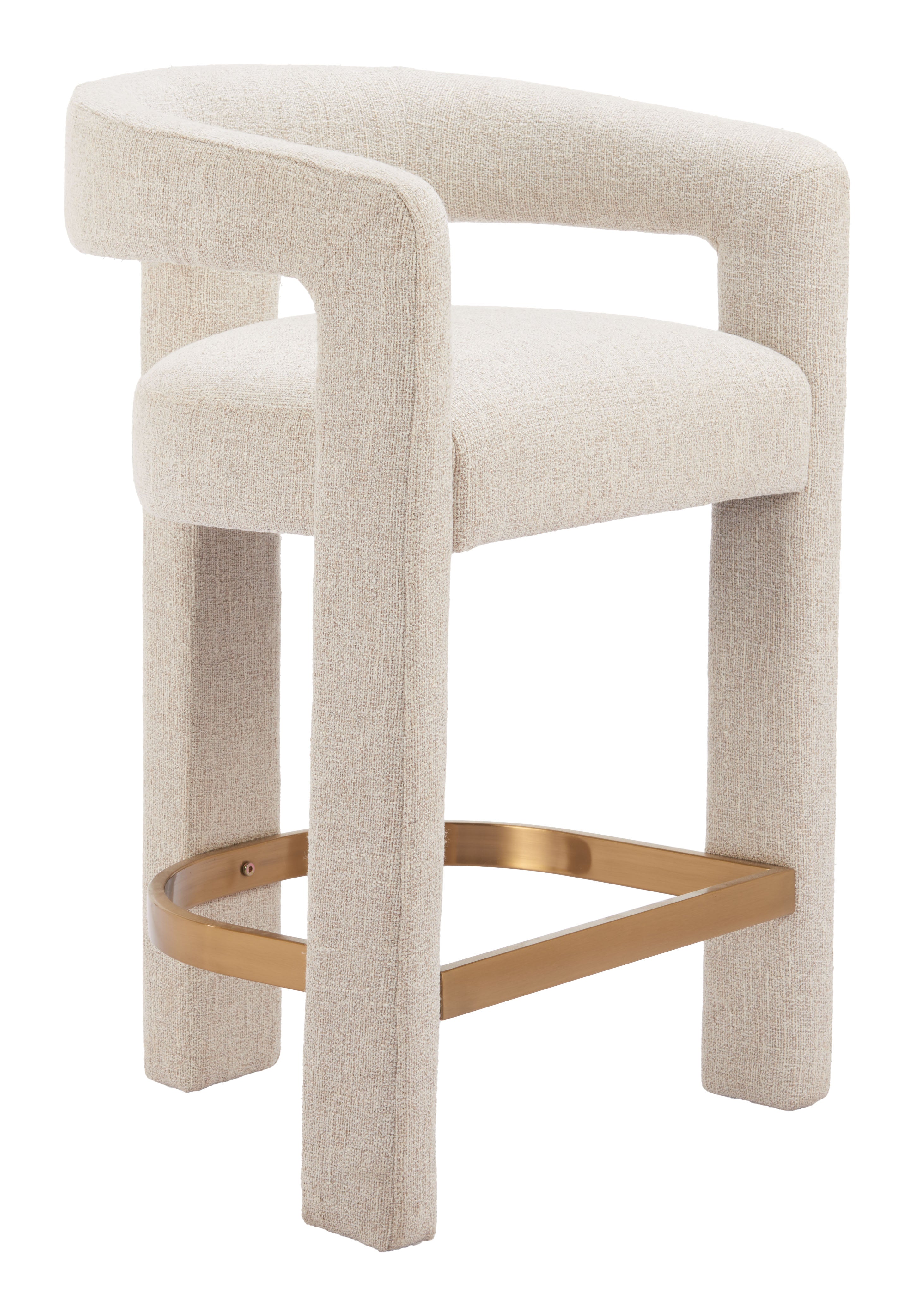 Saiko Counter Stool Beige