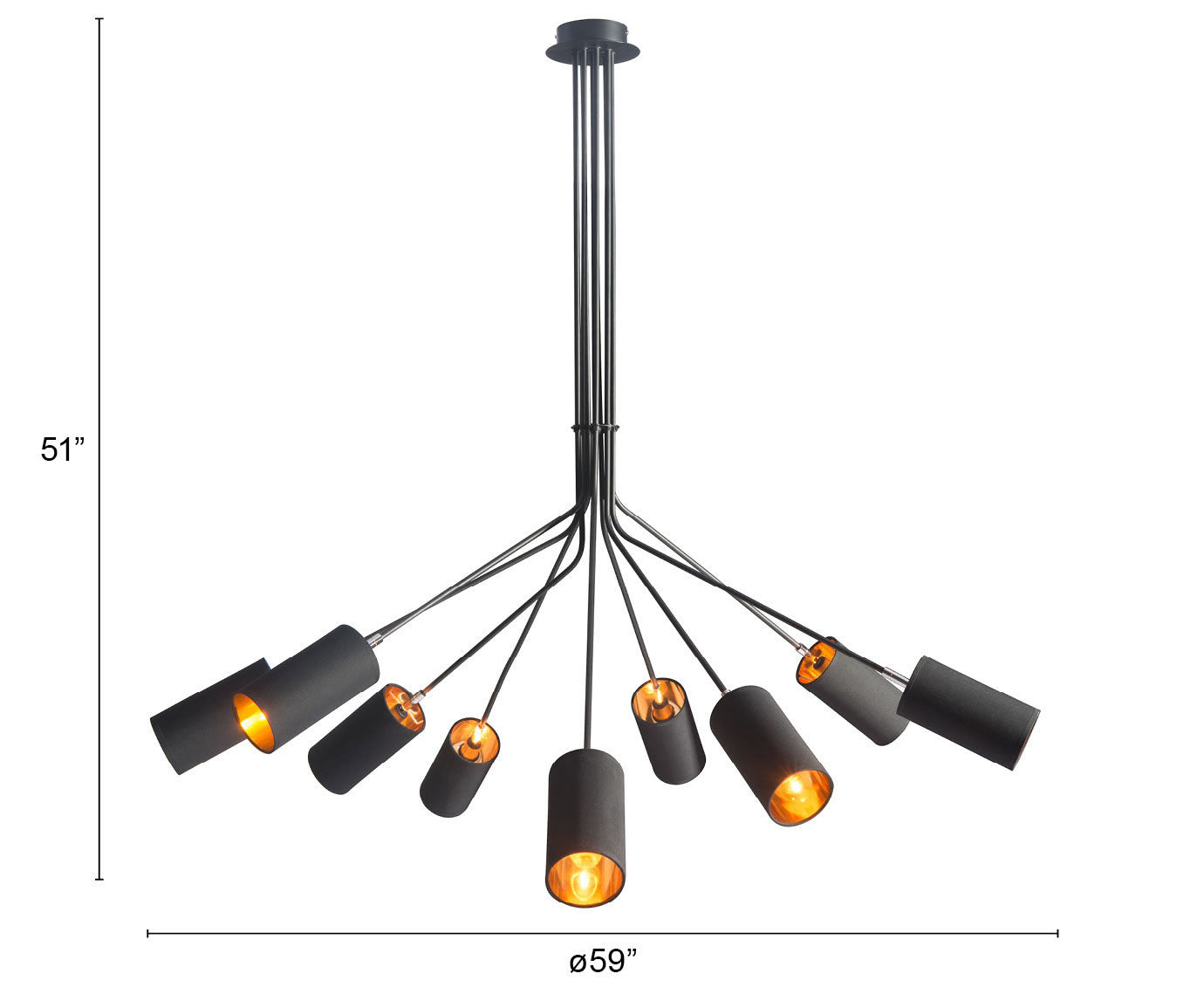 Ambition Ceiling Lamp Black