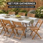 8 ft Heavy Duty Folding Table - 7k