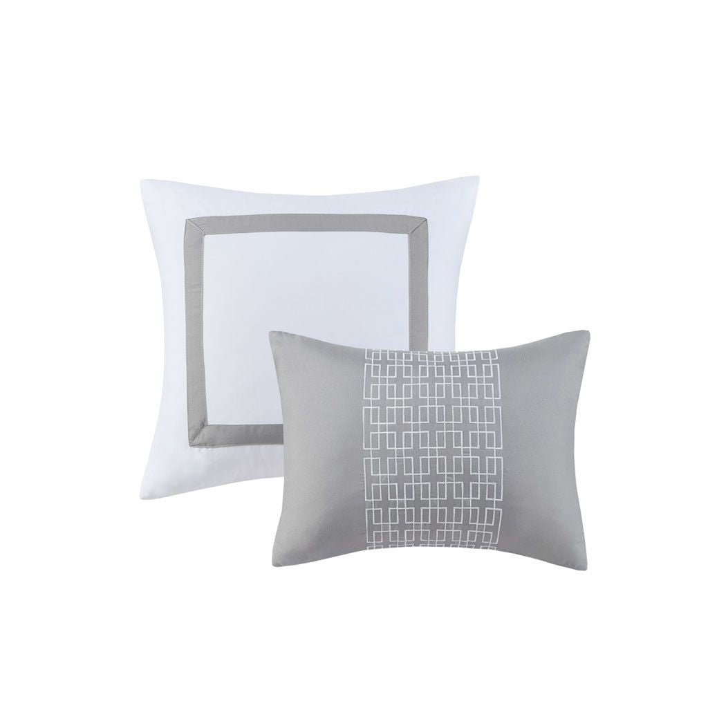 8-Piece Embroidered Comforter Set