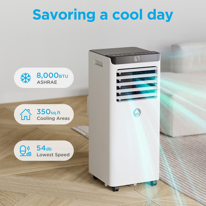 8000 BTU Portable Air Conditioner 