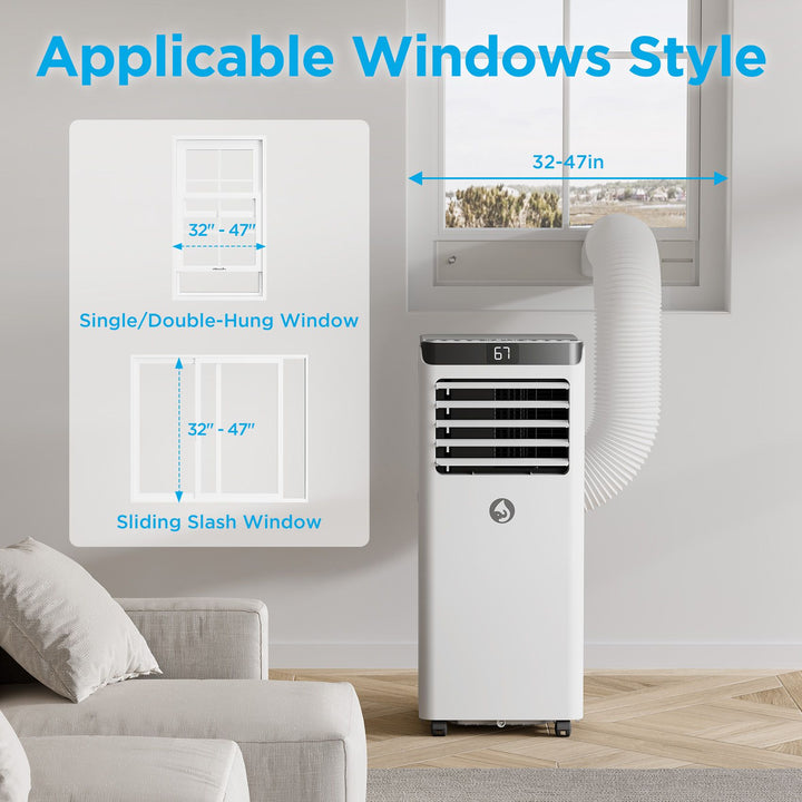 8000 BTU Portable Air Conditioner 