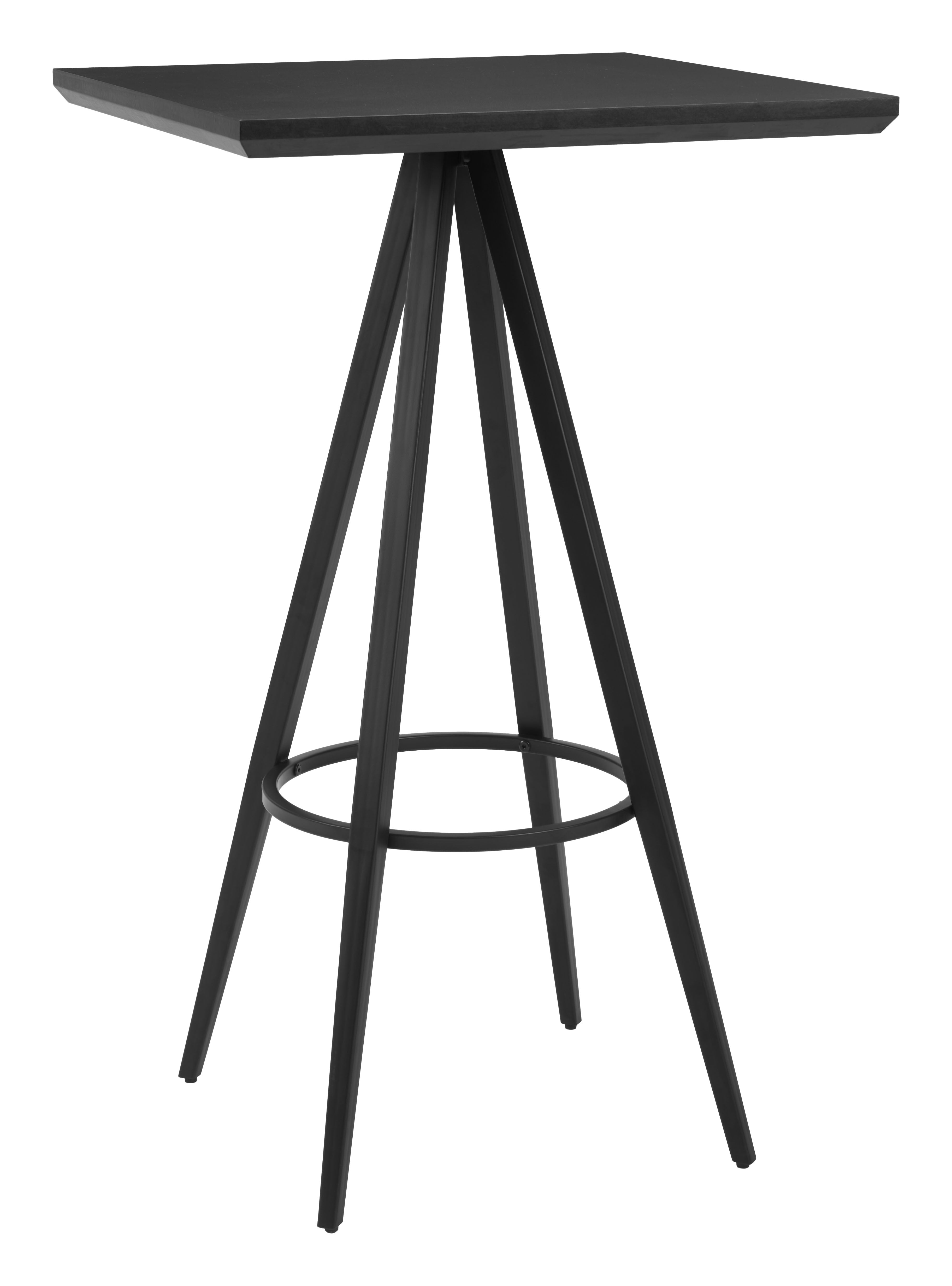 Tinos Bar Table Black