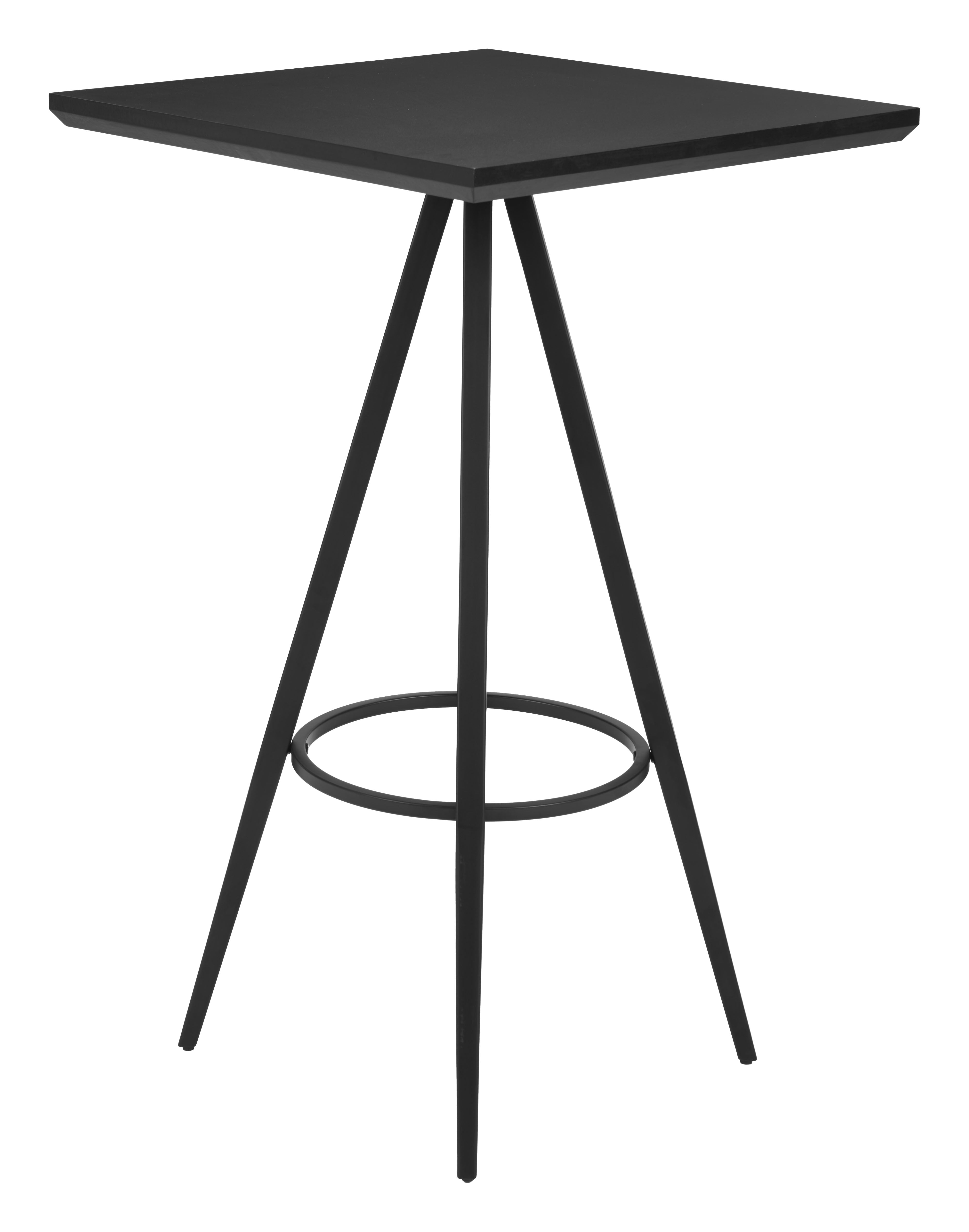 Tinos Bar Table Black